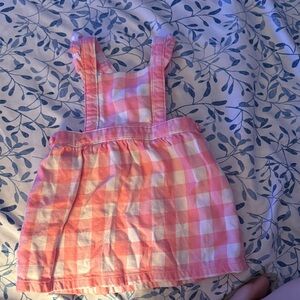 Wonder Nation Pink and White Plaid Dress